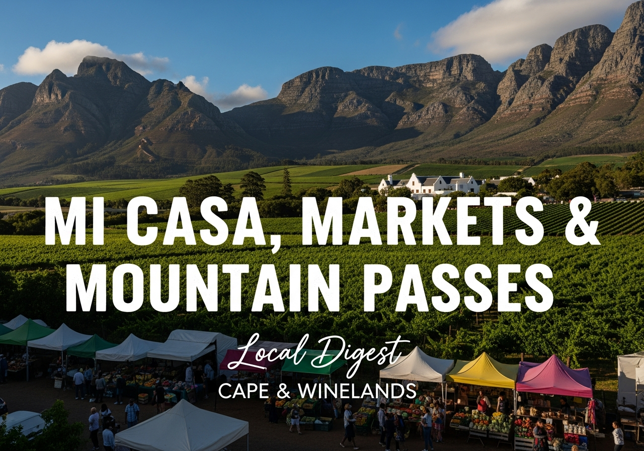 The Summer Starter Pack: Mi Casa, Markets & Mountain Passes
